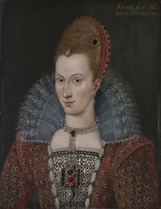 デンマークのアンの肖像（1574-1619） 作： Unbekannt Unbekannt